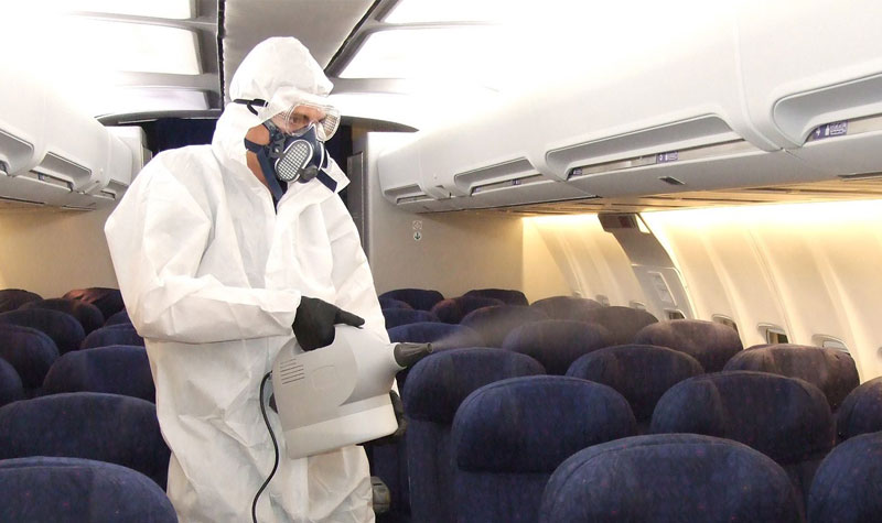 airplane disinfection